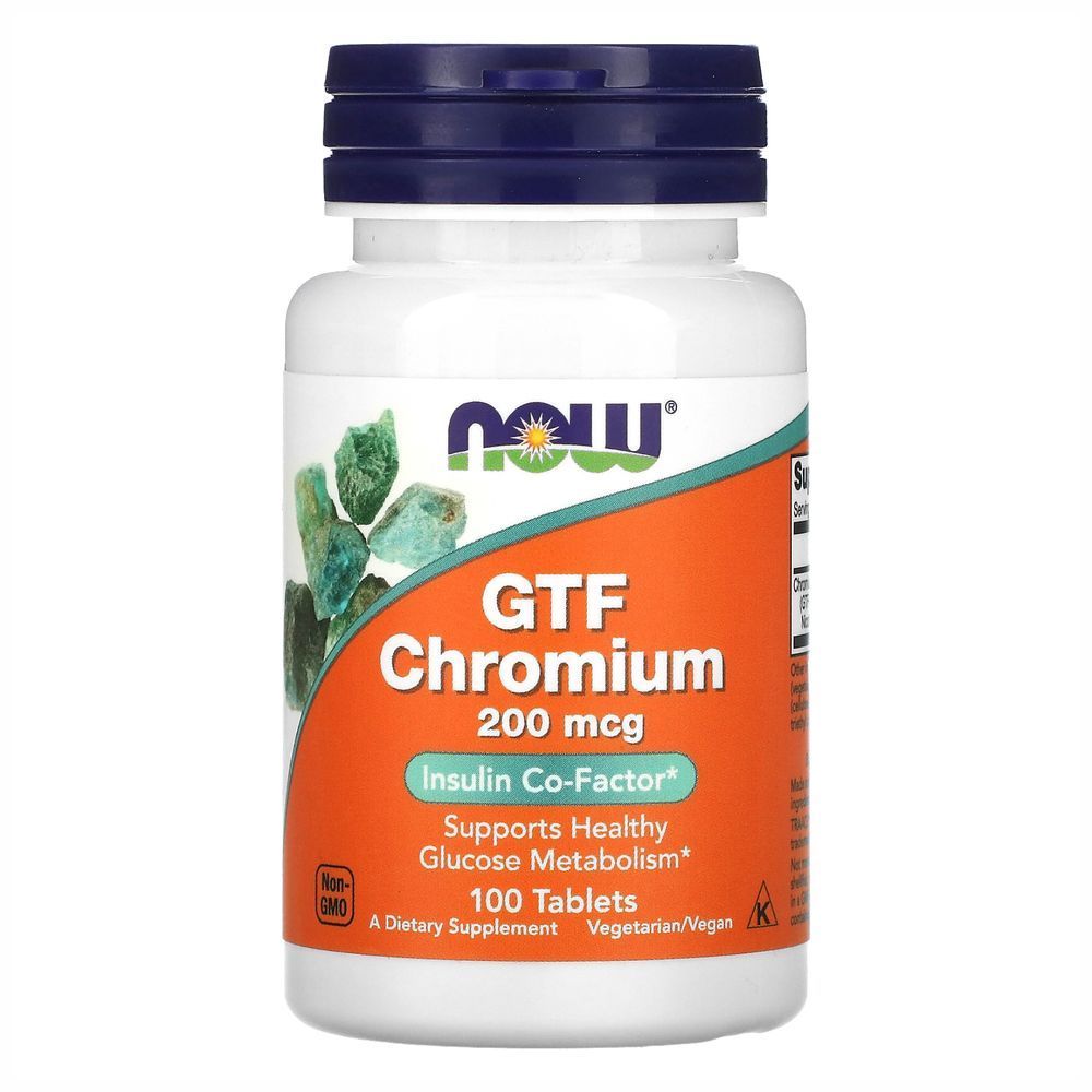 (12.02 Ожидание) GTF Chromium 200mcg - 100 tabs