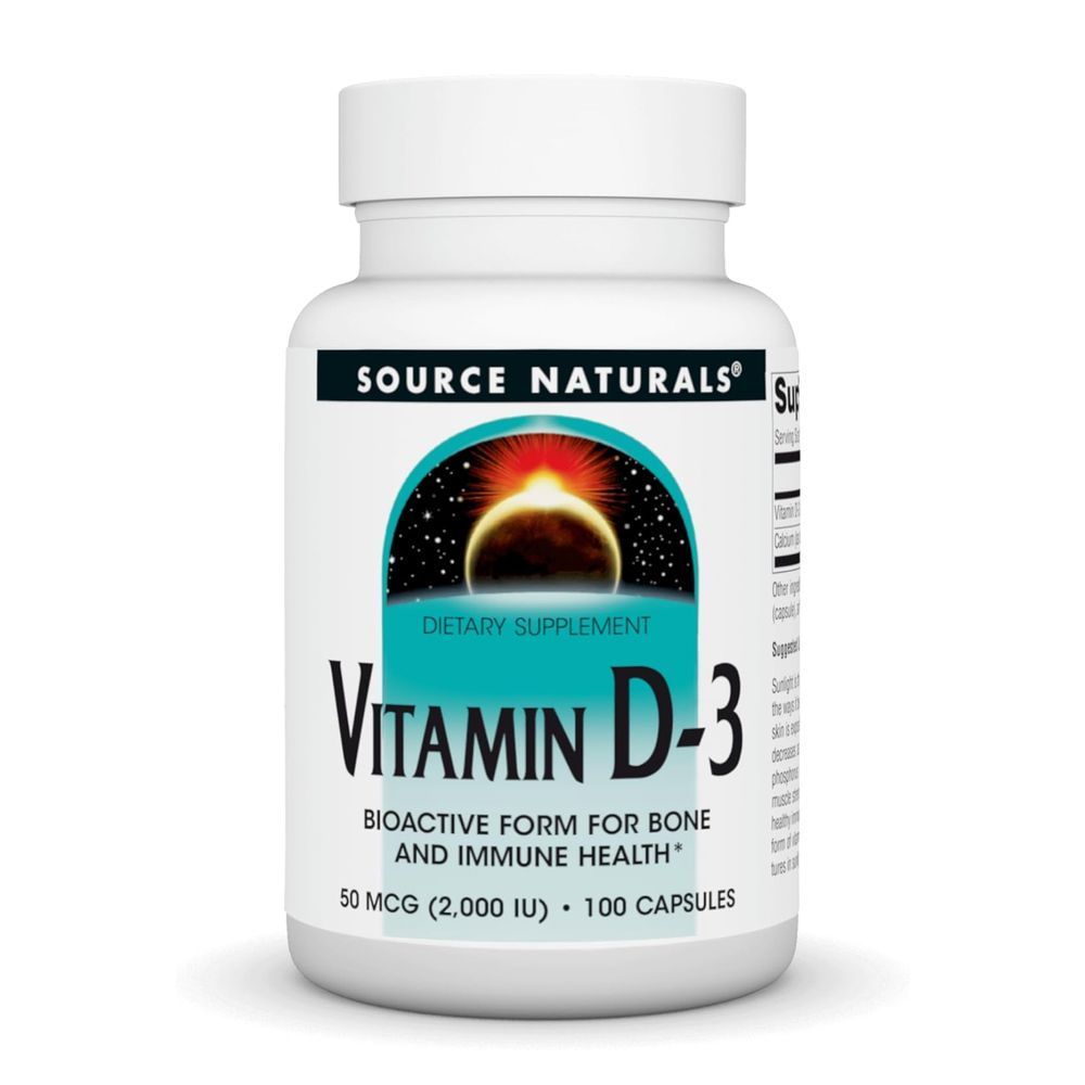 Vitamin D-3 2000 IU - 100 caps (Повреждена пломба)