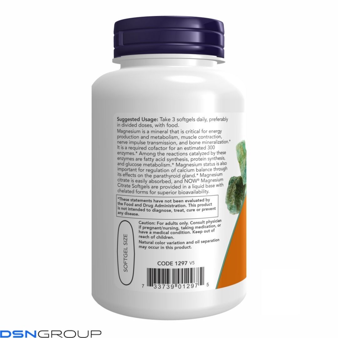 (12.02 Ожидание) Magnesium Citrate 134mg - 90 sgels