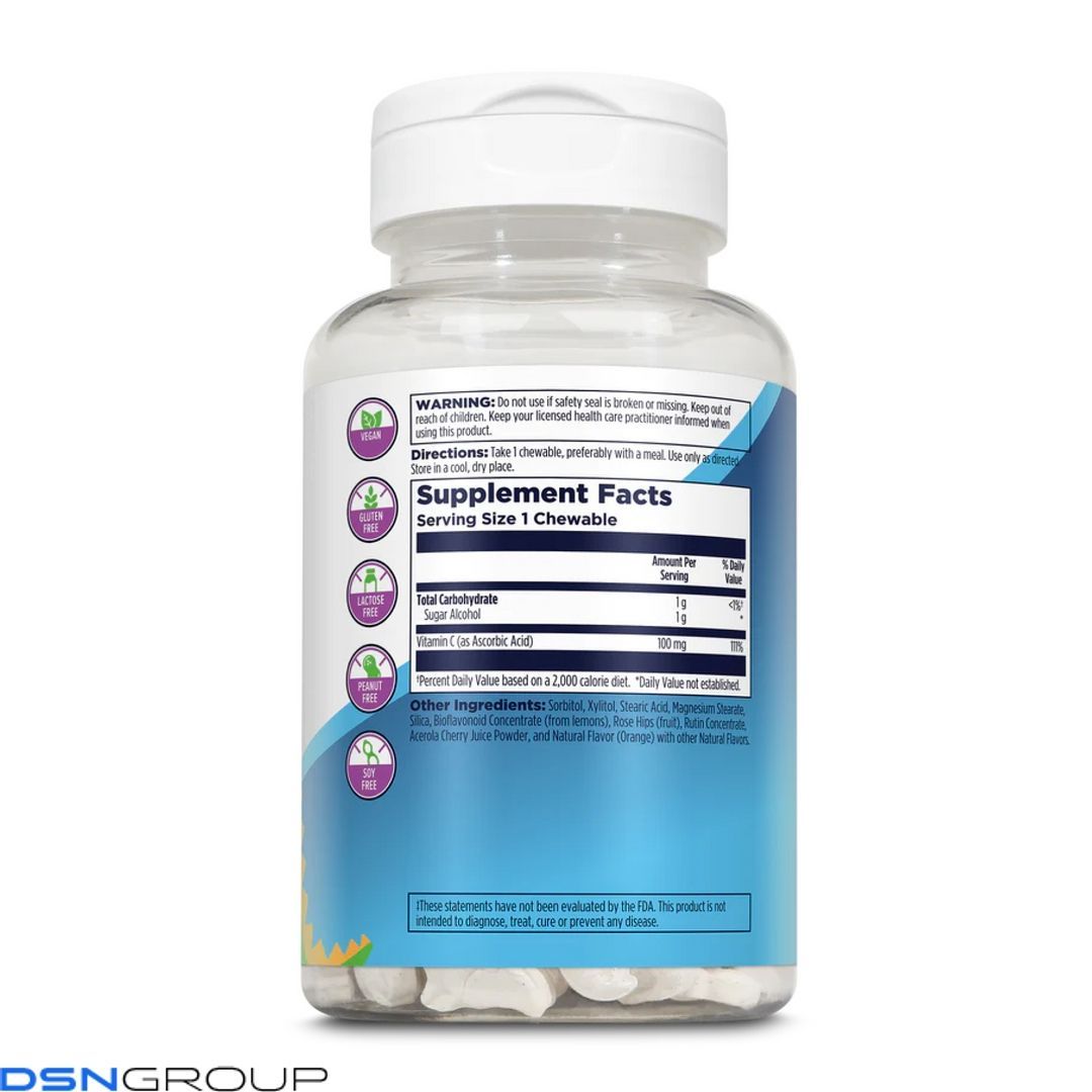 C-Rex 100mg - 100 chewable Orange