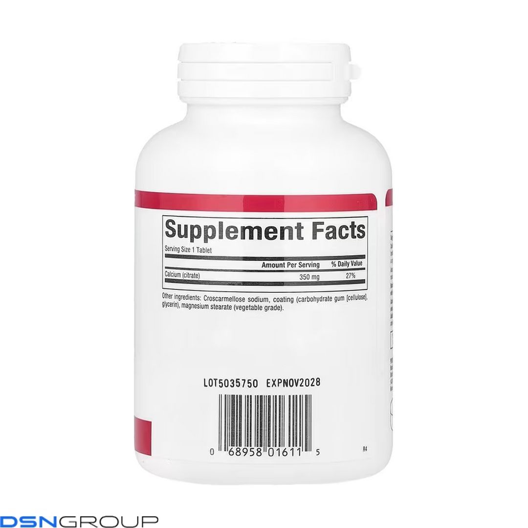Calcium Citrate 350mg - 90 tabs