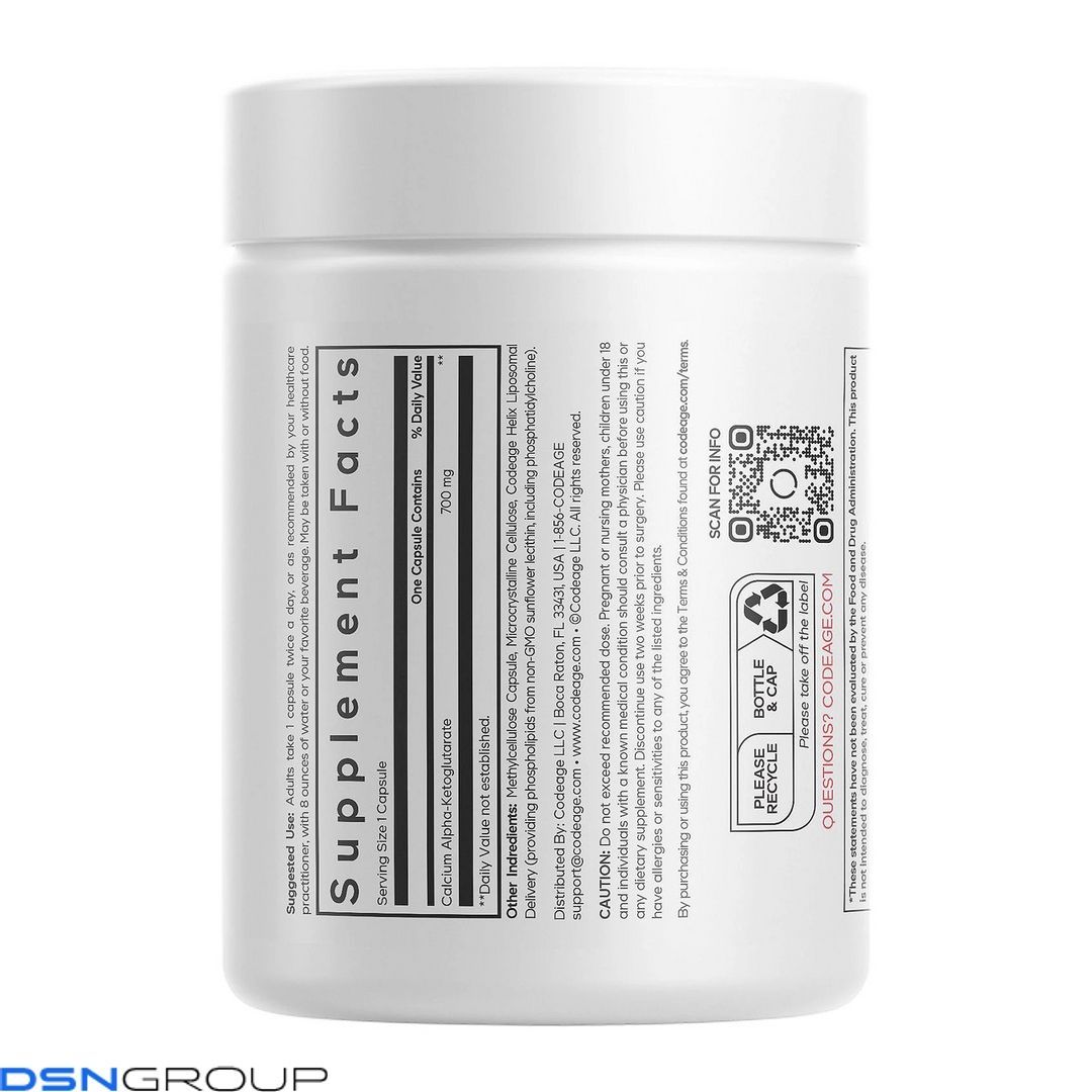 Liposomal Calcium AKG - 60 vcaps
