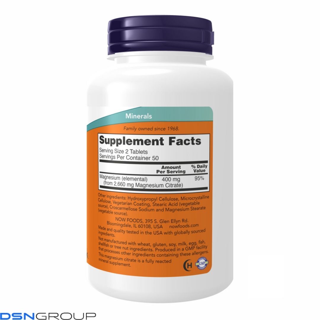 Magnesium Citrate 200mg - 100 tabs