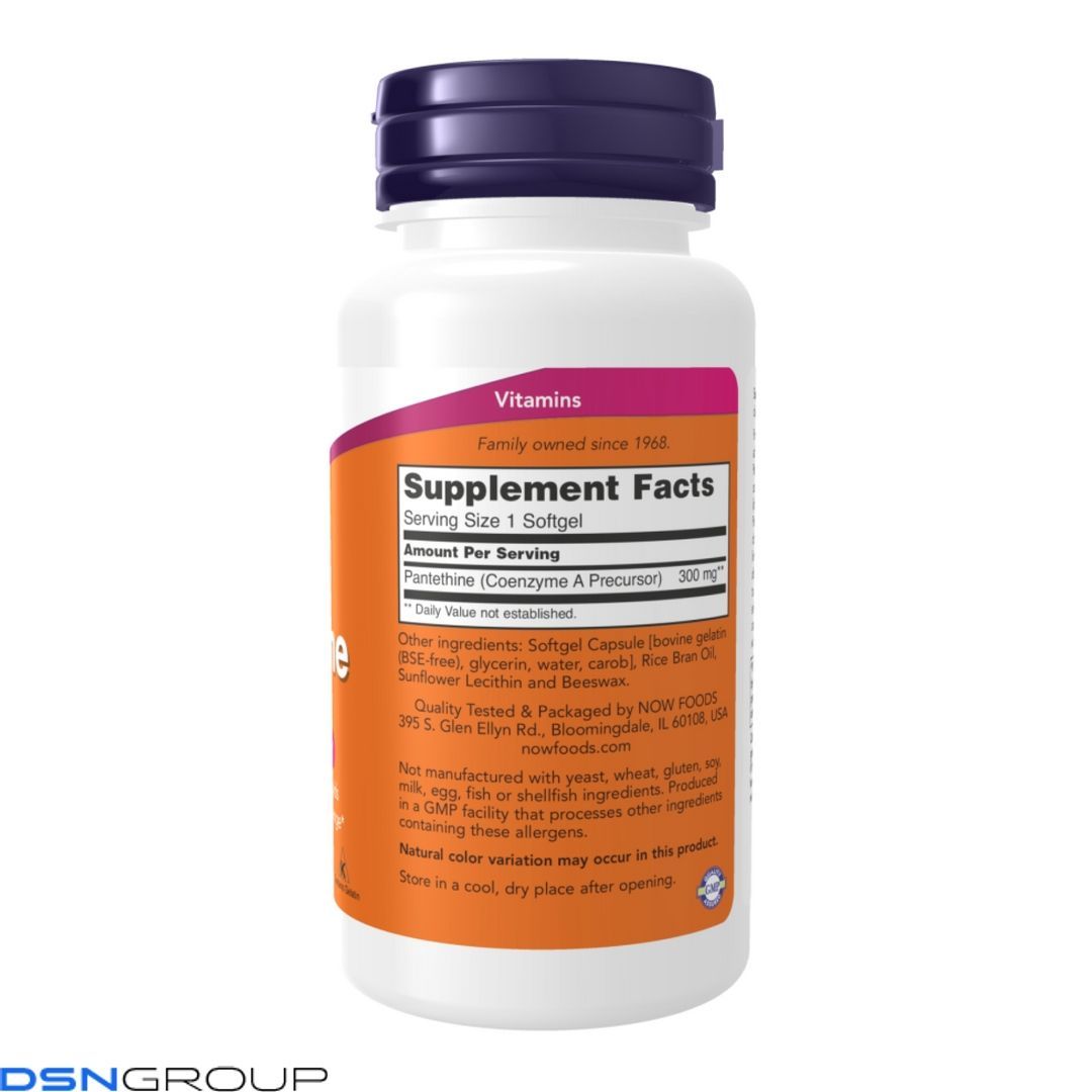 Pantethine 300 mg - 60 softgels (До 11.26)