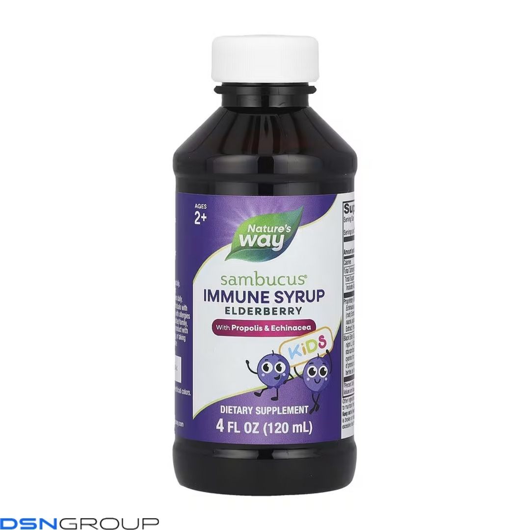 Sambucus Immune Syrup For Kids - 4 oz (Пошкоджена банка)