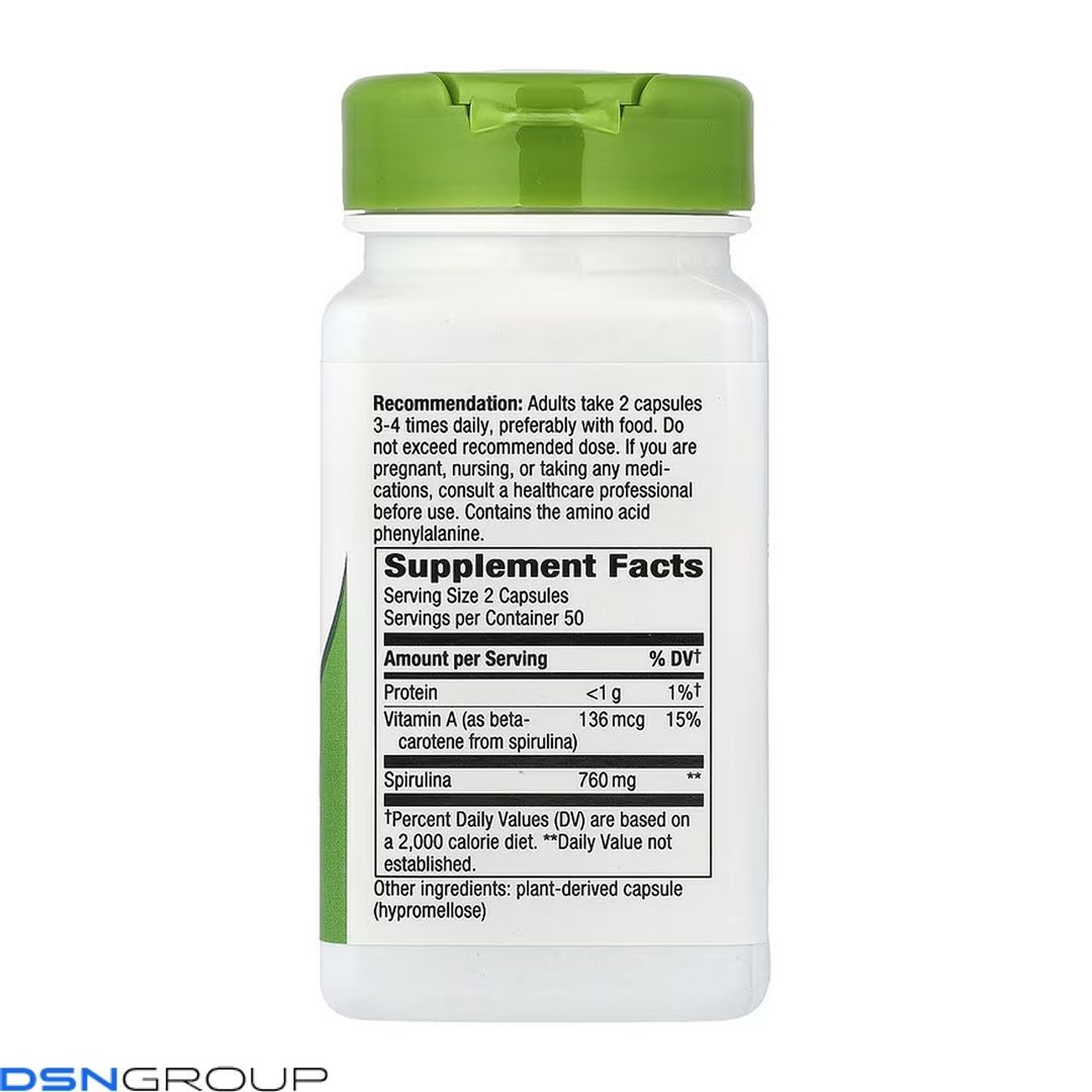 Spirulina Micro-Algae - 100 vcaps