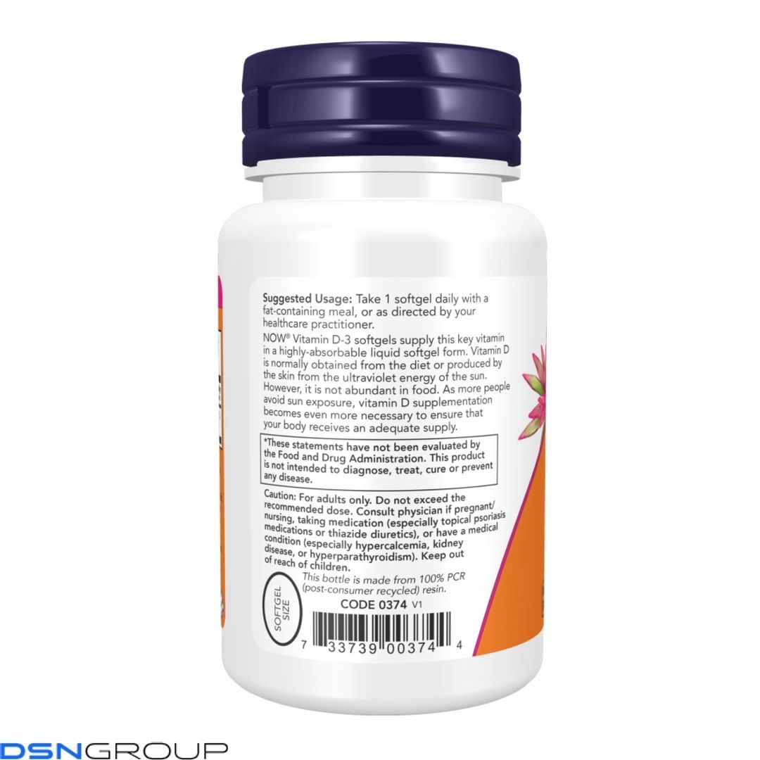 VIT D-3 5000 IU - 30 sgels