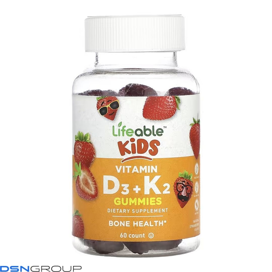 Vitamin D3 + K2 Kids - 60 gummies (Повреждена банка) 2023-10-7442 фото Vitamin D3 + K2 Kids - 60 gummies (Повреждена банка)