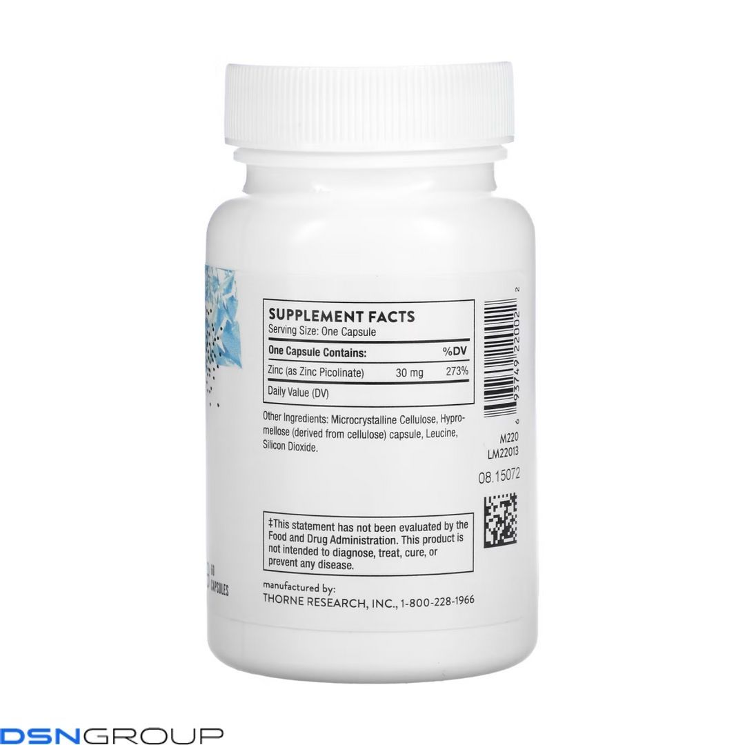 Zinc Picolinate 30 mg - 60 caps