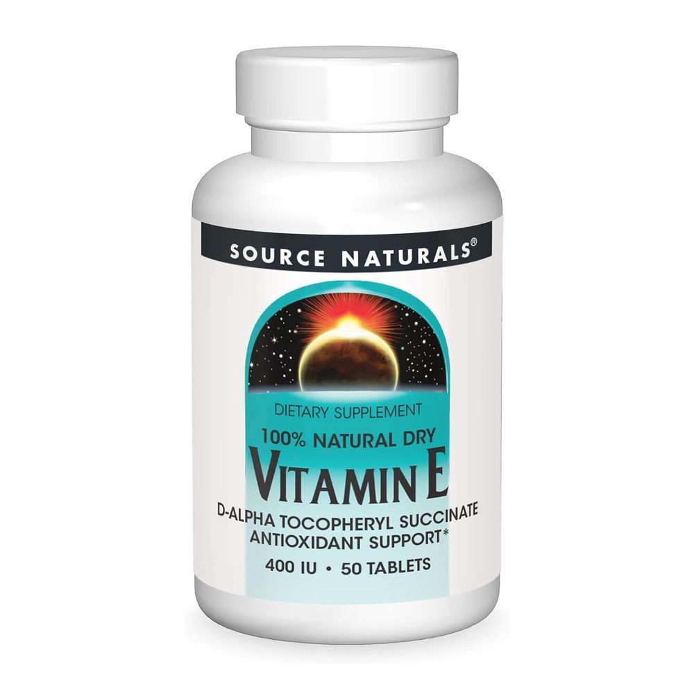 Vitamin E 400 IU D-Alpha Tocopherol - 50 tabs (Повреждена этикетка)