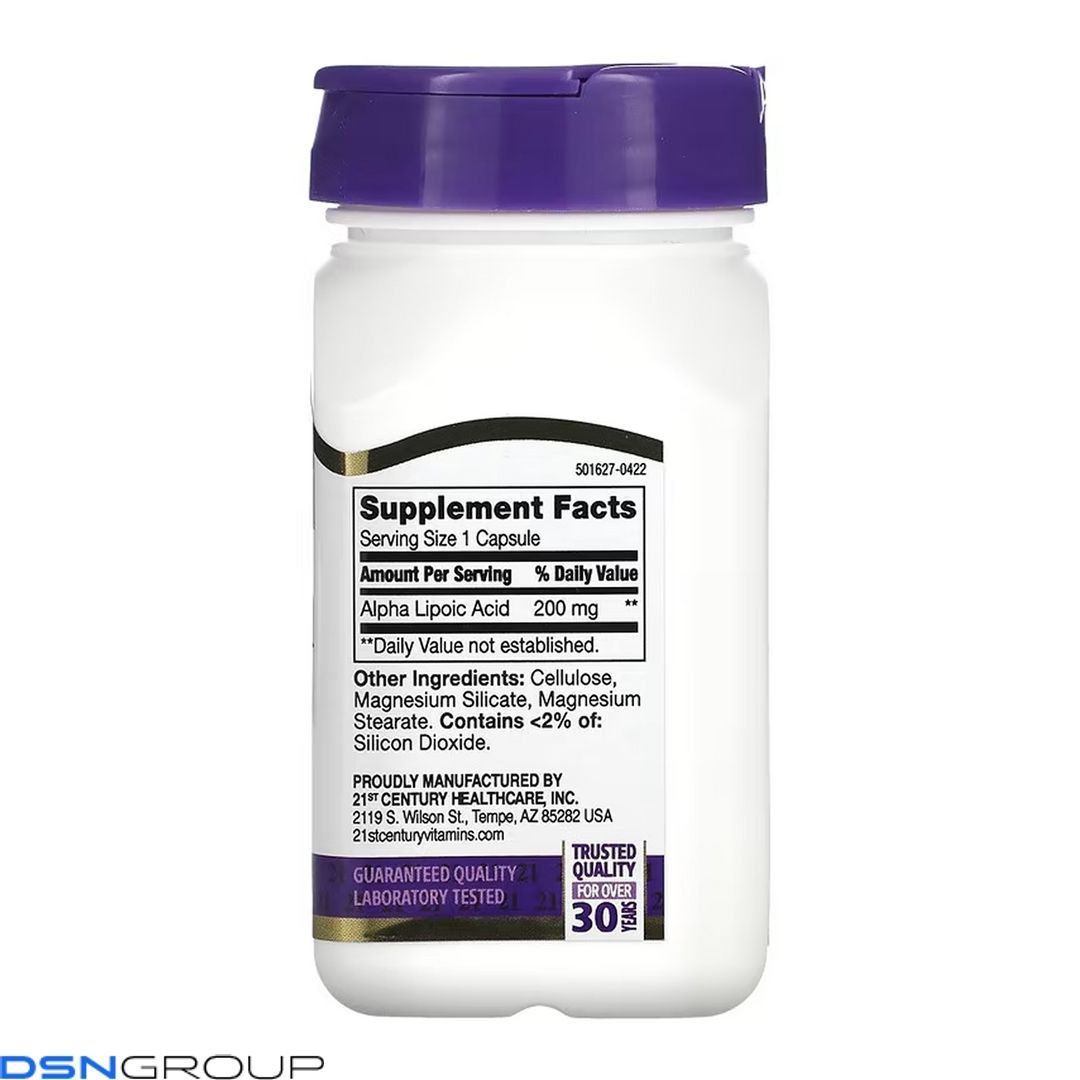Alpha Lipoic Acid 200 mg - 60 caps