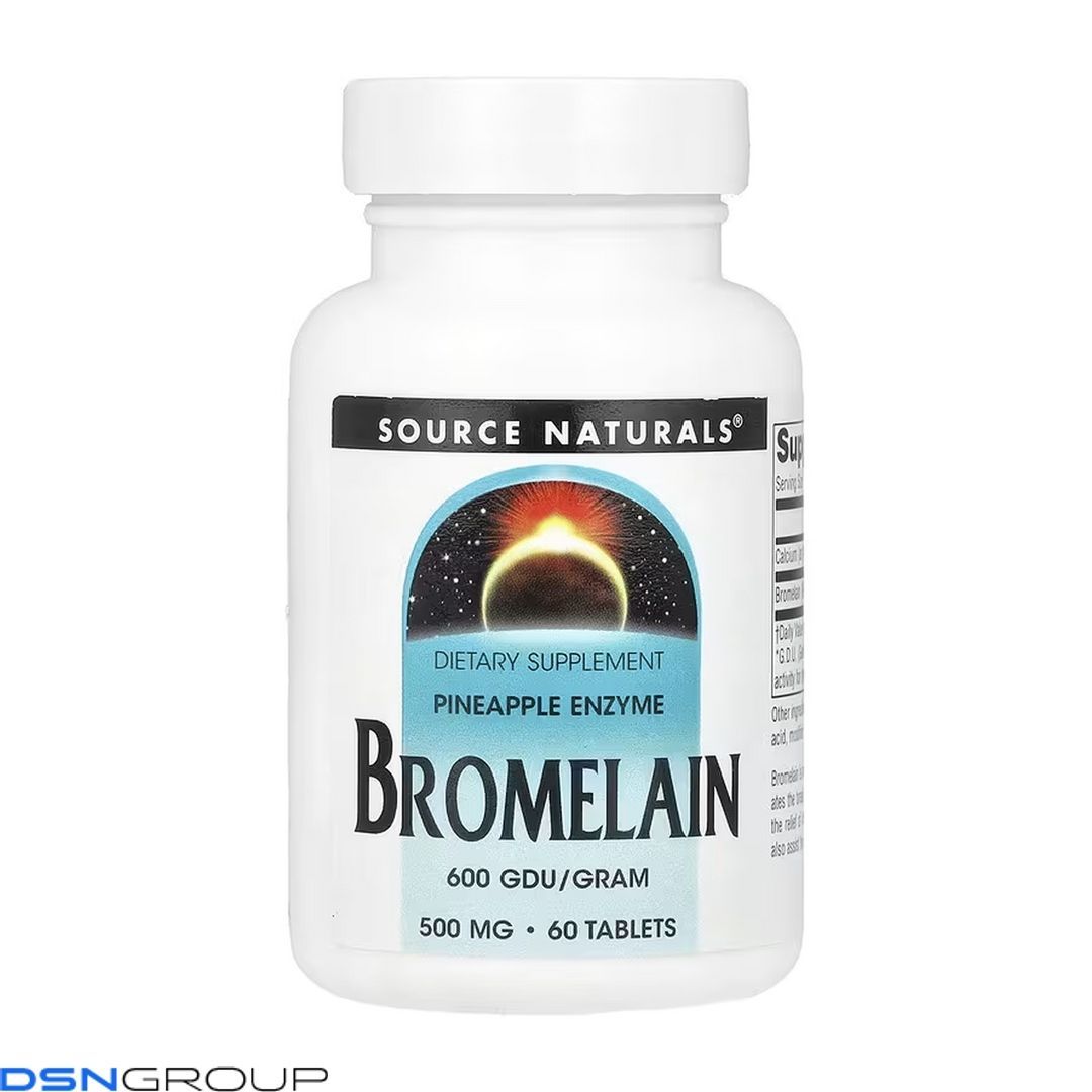 Bromelain 600 GDU - 60 tabs 2023-10-6481 фото Bromelain 600 GDU - 60 tabs