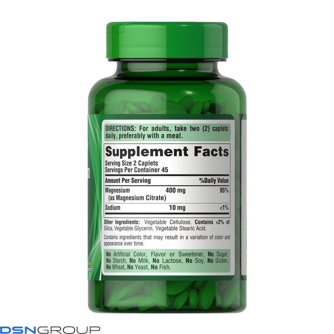 Magnesium Citrate 400mg - 90 caps