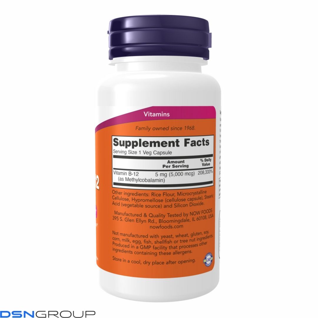 Methyl B-12 5000mcg - 90 vcaps