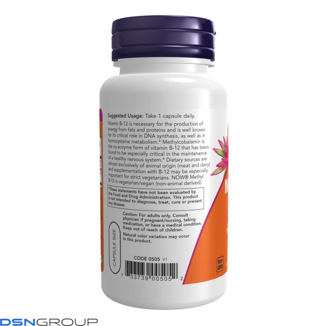 Methyl B-12 5000mcg - 90 vcaps