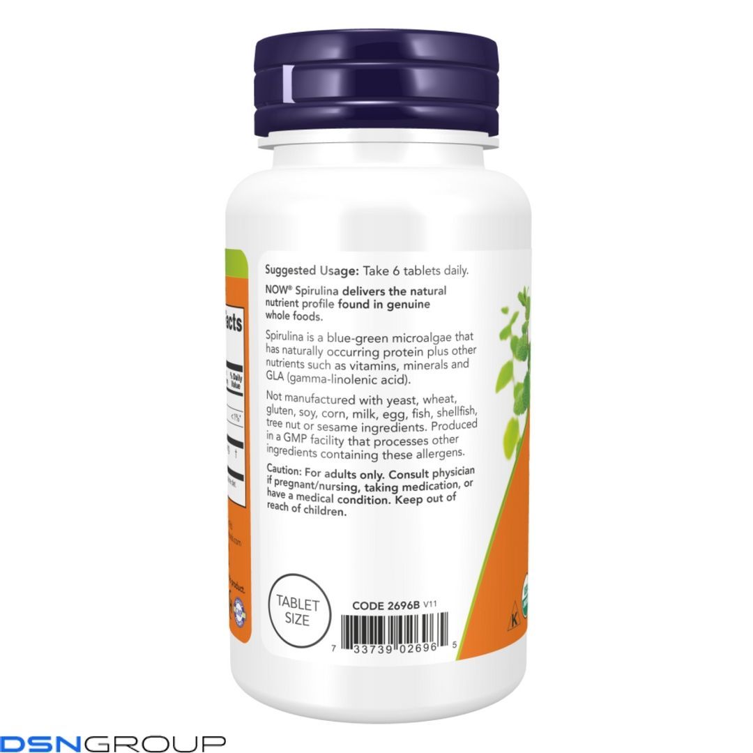 Spirulina 500mg - 500 tabs 2022-10-0688 фото Spirulina 500mg - 500 tabs