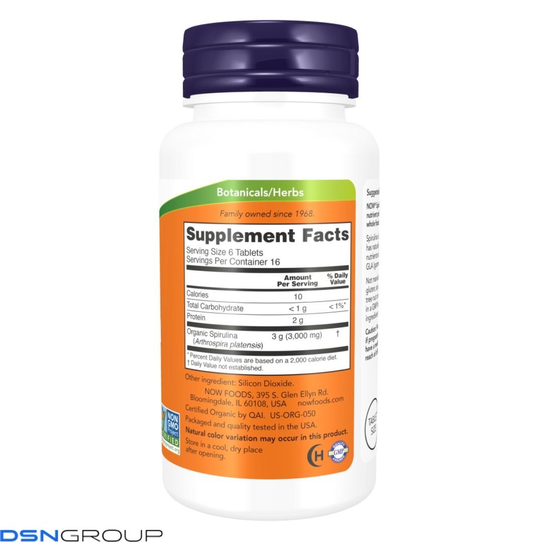 Spirulina 500mg - 500 tabs 2022-10-0688 фото Spirulina 500mg - 500 tabs