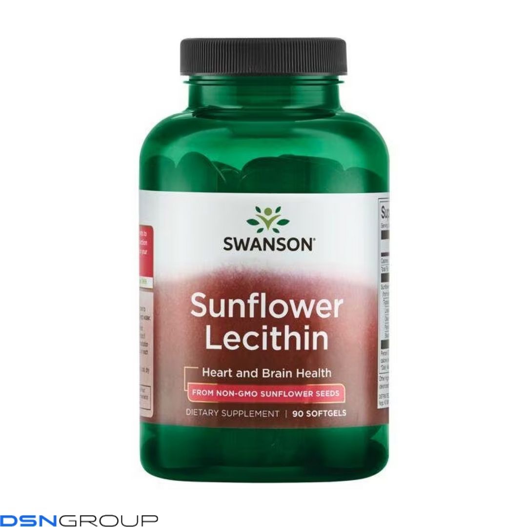 Sunflower Lecithin from Non-Gmo Sunflower Seeds 1200mg - 90 sgels 100-33-6272664-20 фото Sunflower Lecithin from Non-Gmo Sunflower Seeds 1200mg - 90 sgels