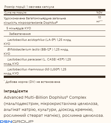 Advanced Multi-Billion Dophilus&reg; - 60 vcaps