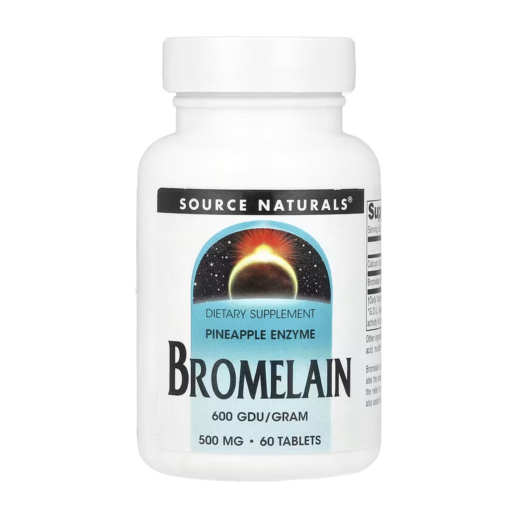 Бромелаїн Source Naturals 600 GDU, 60 таблеток
