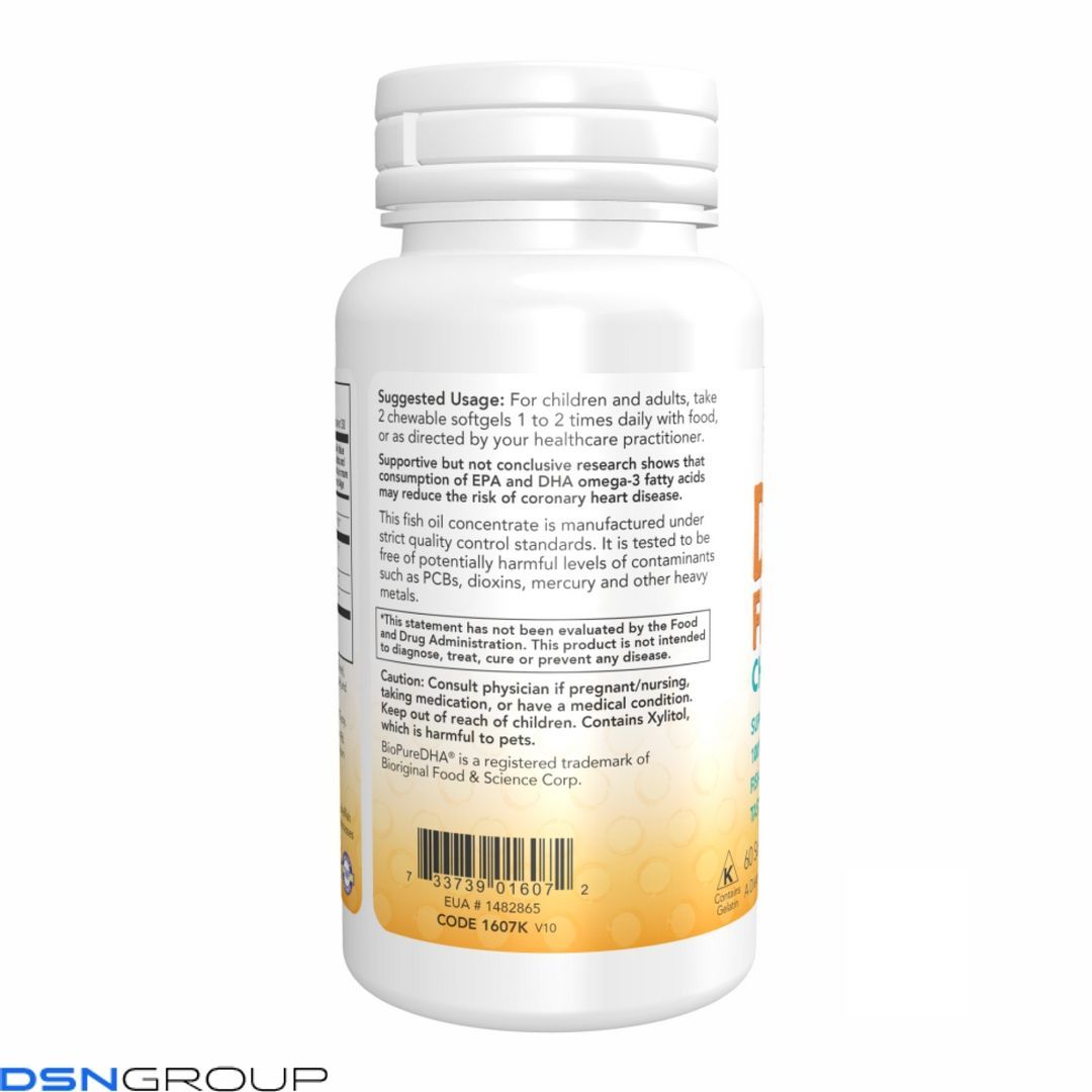 (12.02 Очікування) DHA 100mg Chewable - 60 sgels