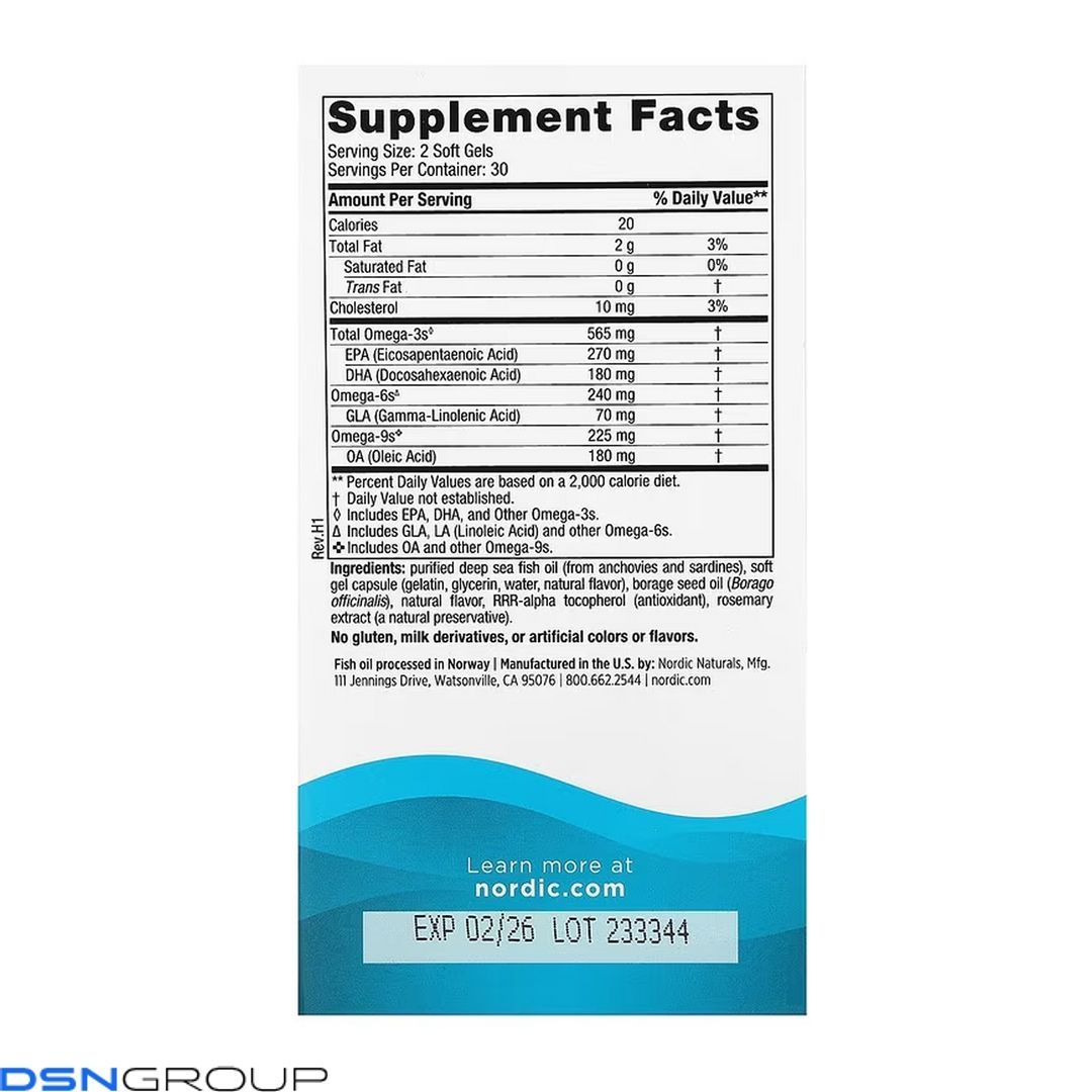 Complete Omega - 60 softgels