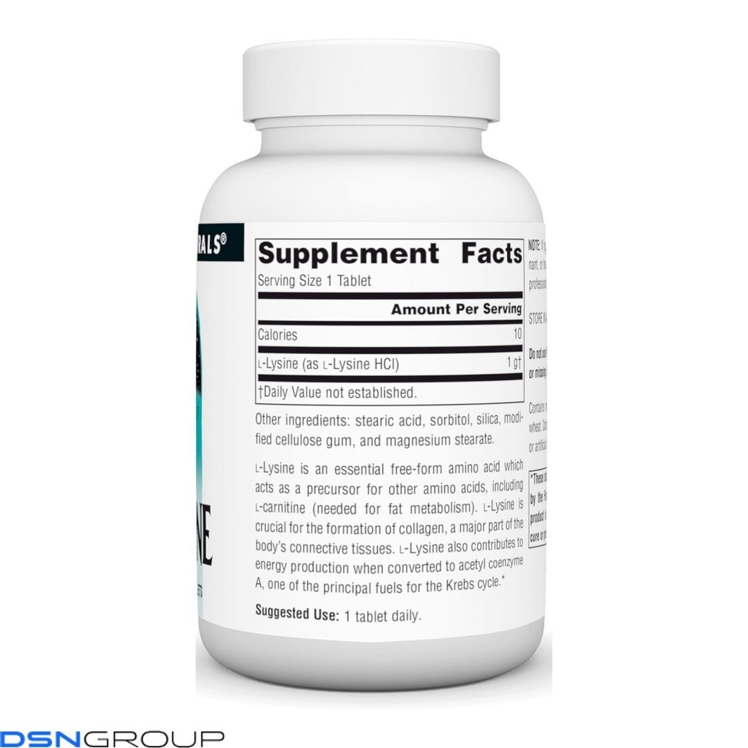 L-Lysine 1000mg - 50 tabs