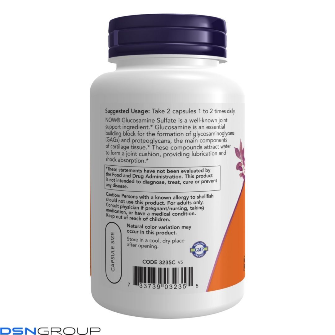 Glucosamine Sulfate 750mg - 120 veg caps 100-99-7061790-20 фото Glucosamine Sulfate 750mg - 120 veg caps