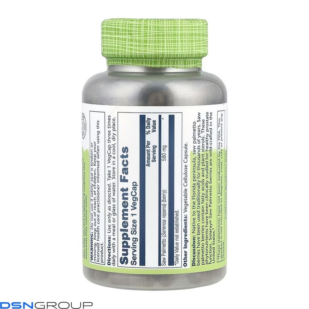 Saw Palmetto Berry 580mg - 180 vcaps