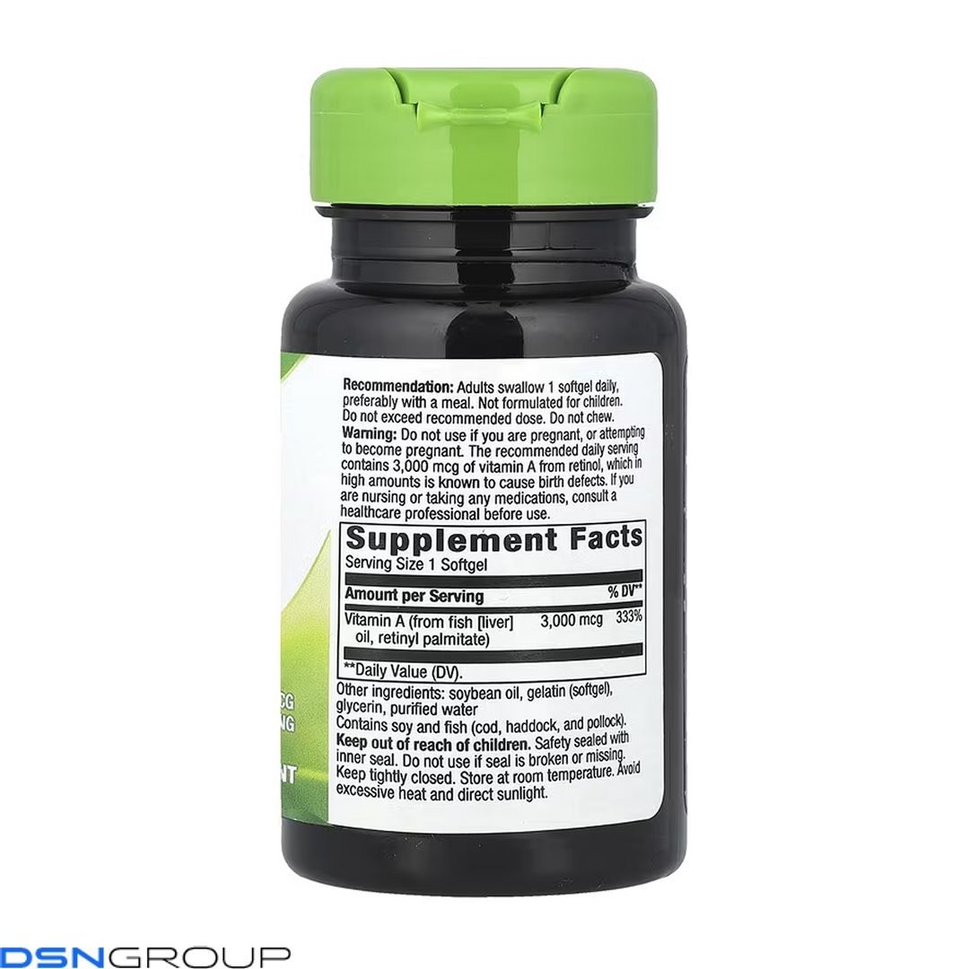 Vitamin A - 100 softgels