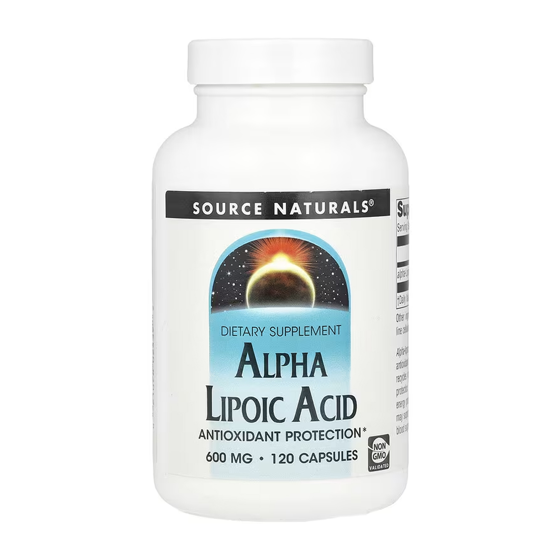 Альфа-ліпоєва кислота Source Naturals 600 мг, 120 капсул