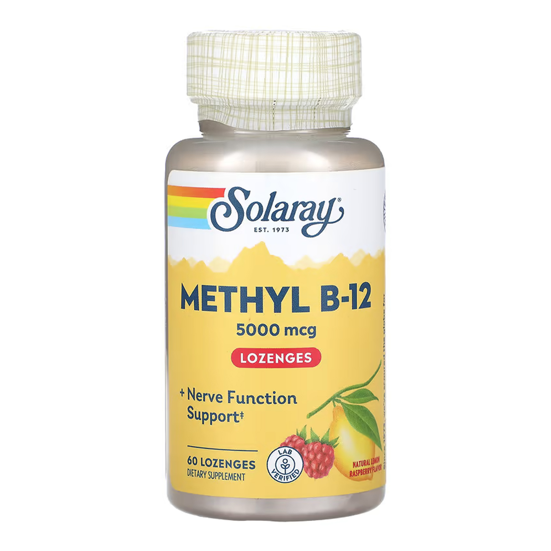 Вітамін B12 метилкобаламін Solaray Methyl B-12 5000 мкг