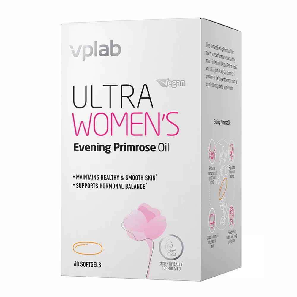 Ultra Women's Evening Primrose oil - 60 softgels (Повреждена банка)