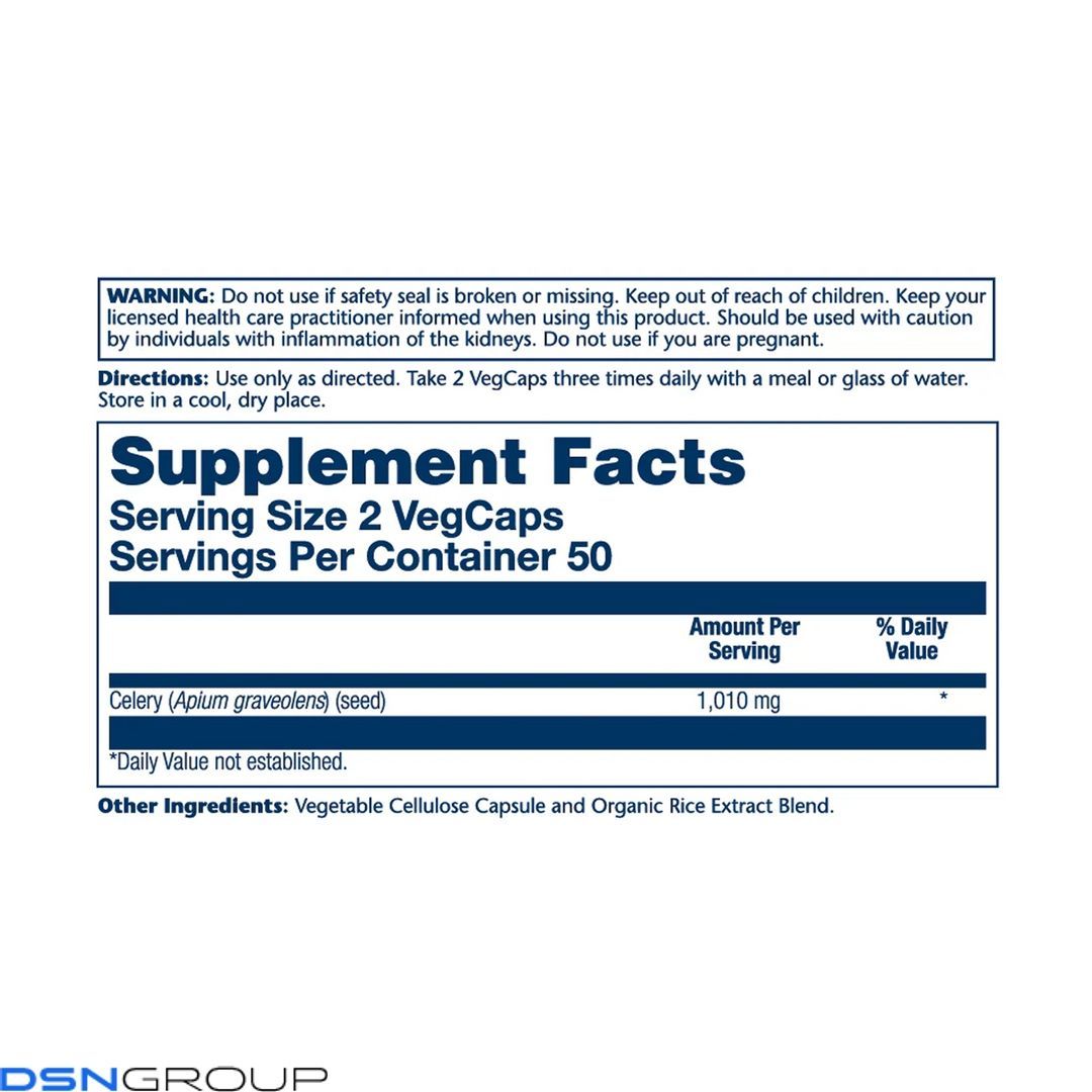 Celery Seed 1010mg - 100 vcaps