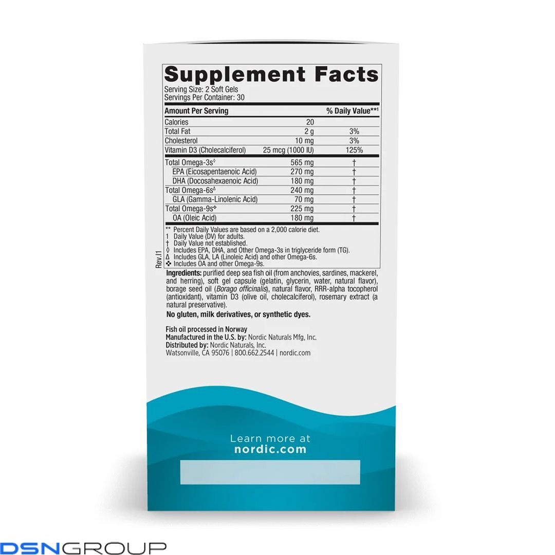 Complete Omega-D3 - 60 softgels