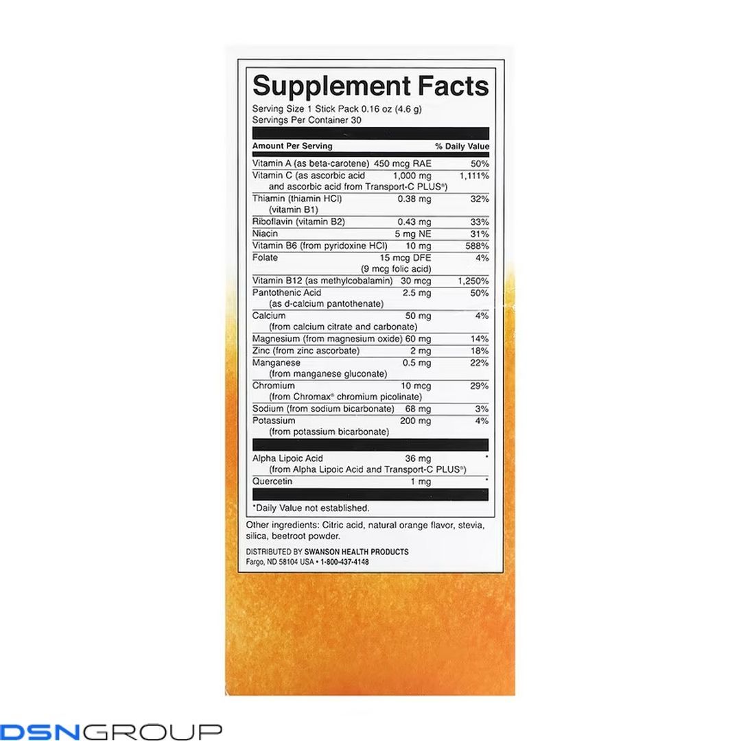 Energy C with Electrolytes - 30 packs Orange (Повреждена упаковка) 2023-10-5737 фото Energy C with Electrolytes - 30 packs Orange (Повреждена упаковка)