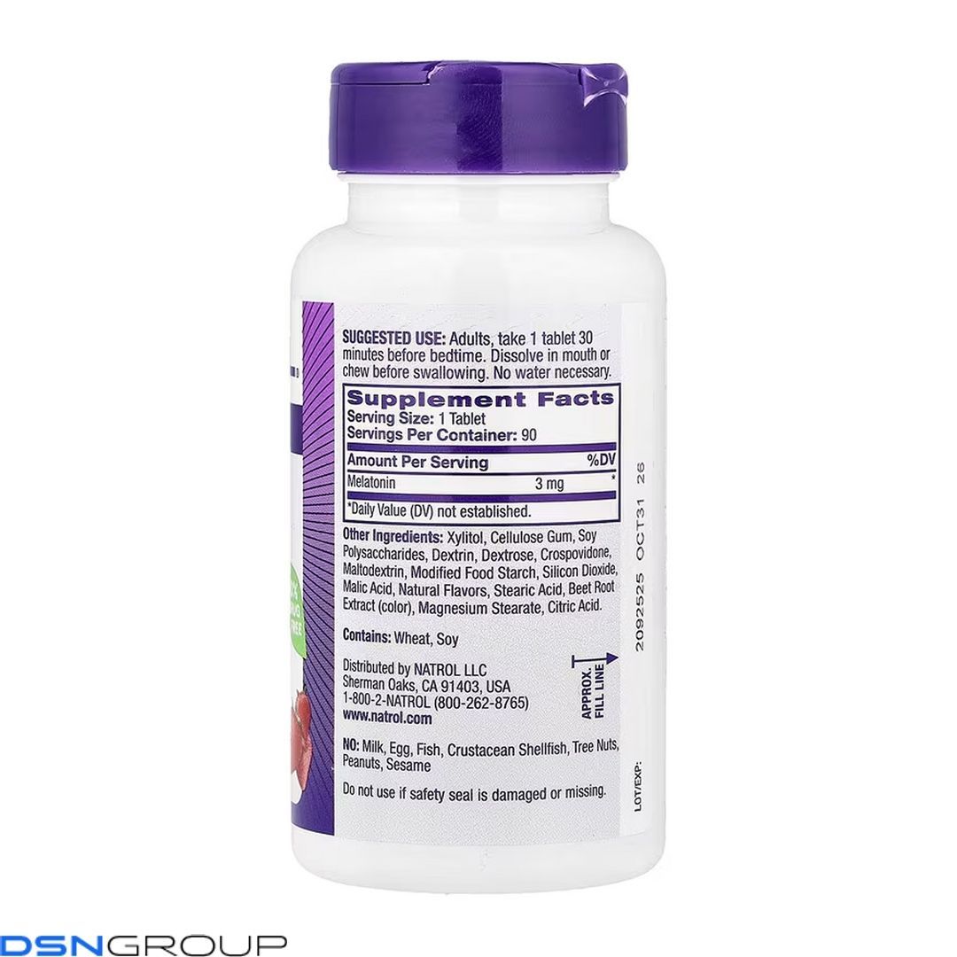 Melatonin 3mg - 90 tabs (Повреждена этикетка)