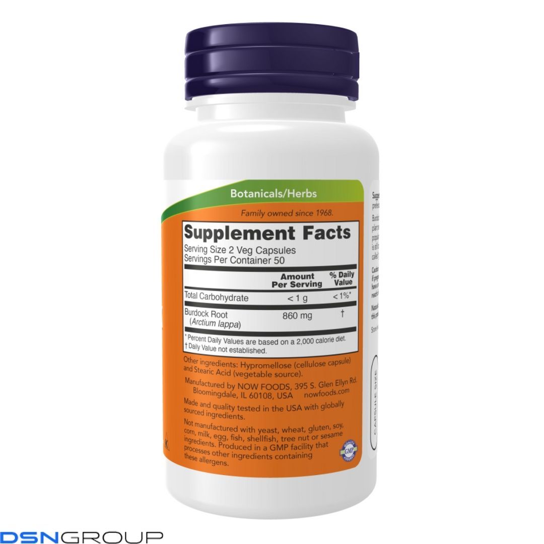 Burdock Root 430mg - 100 vcaps