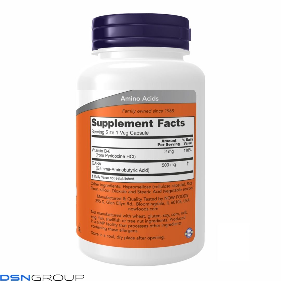 GABA 500mg - 100vcaps
