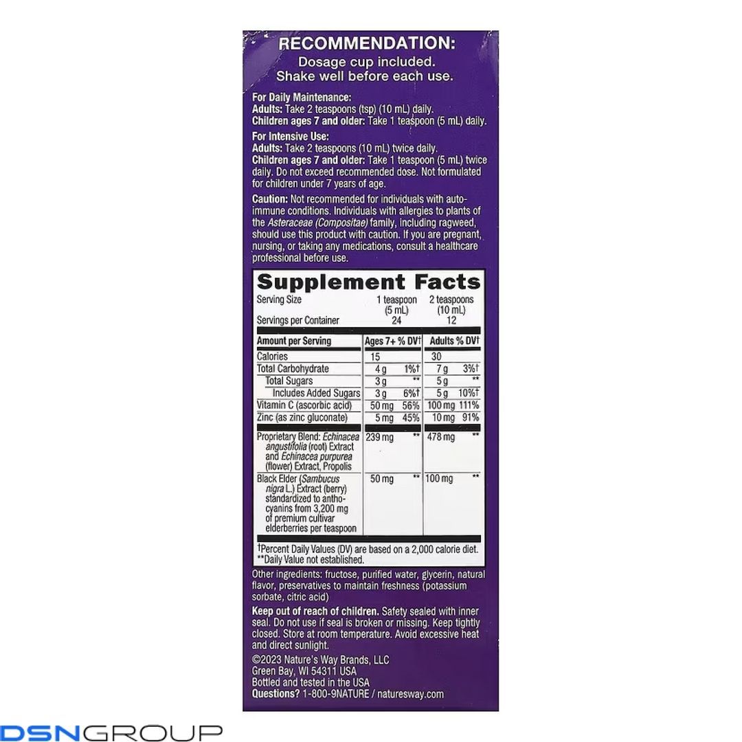 Sambucus Immune Syrup - 4 oz