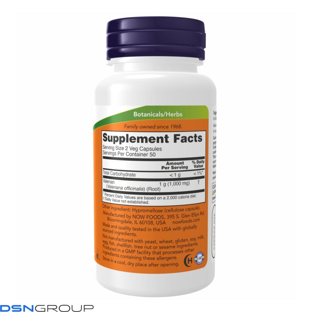 Valerian Root 500mg - 250 vcaps