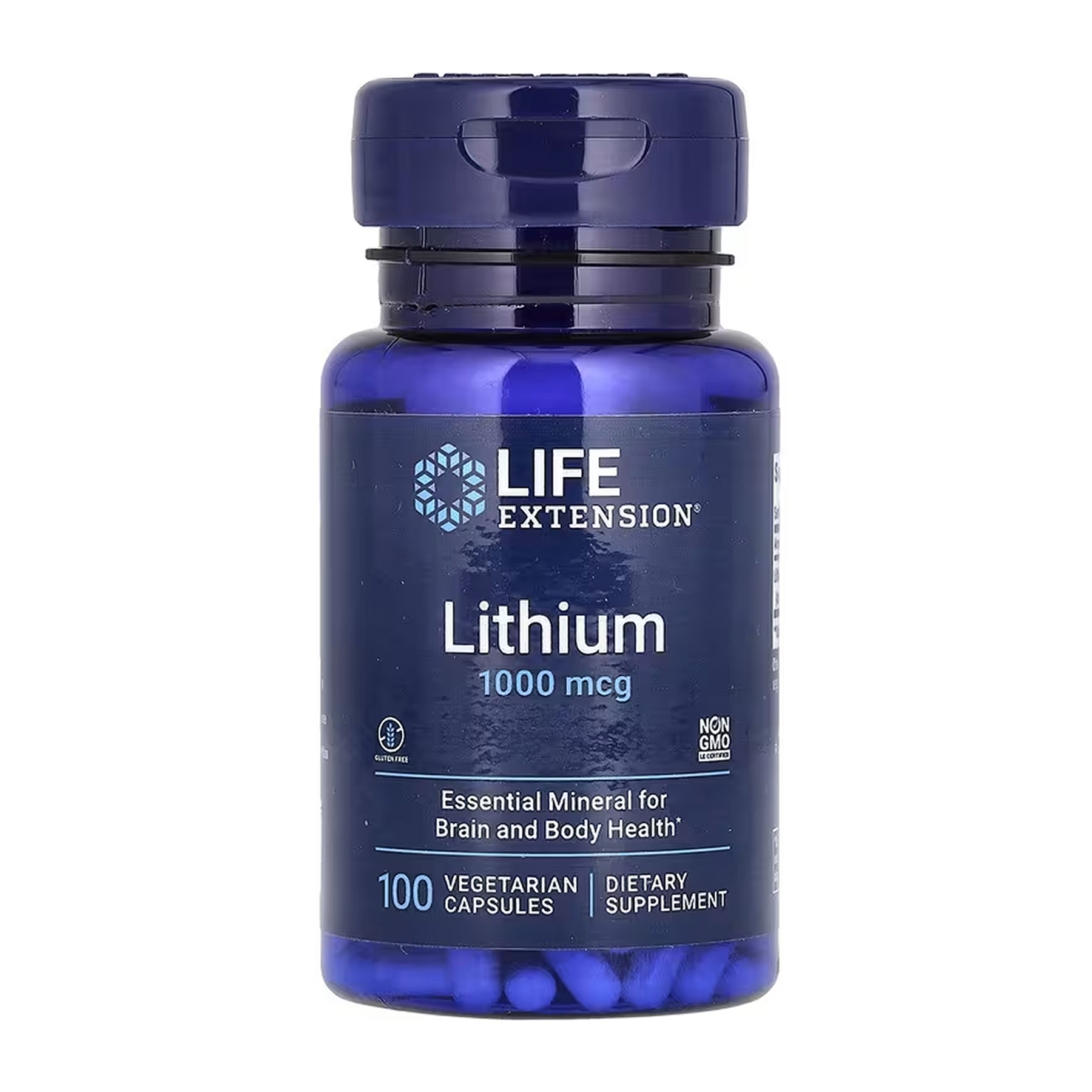 Літій Life Extension, 1000 мкг, 100 капсул