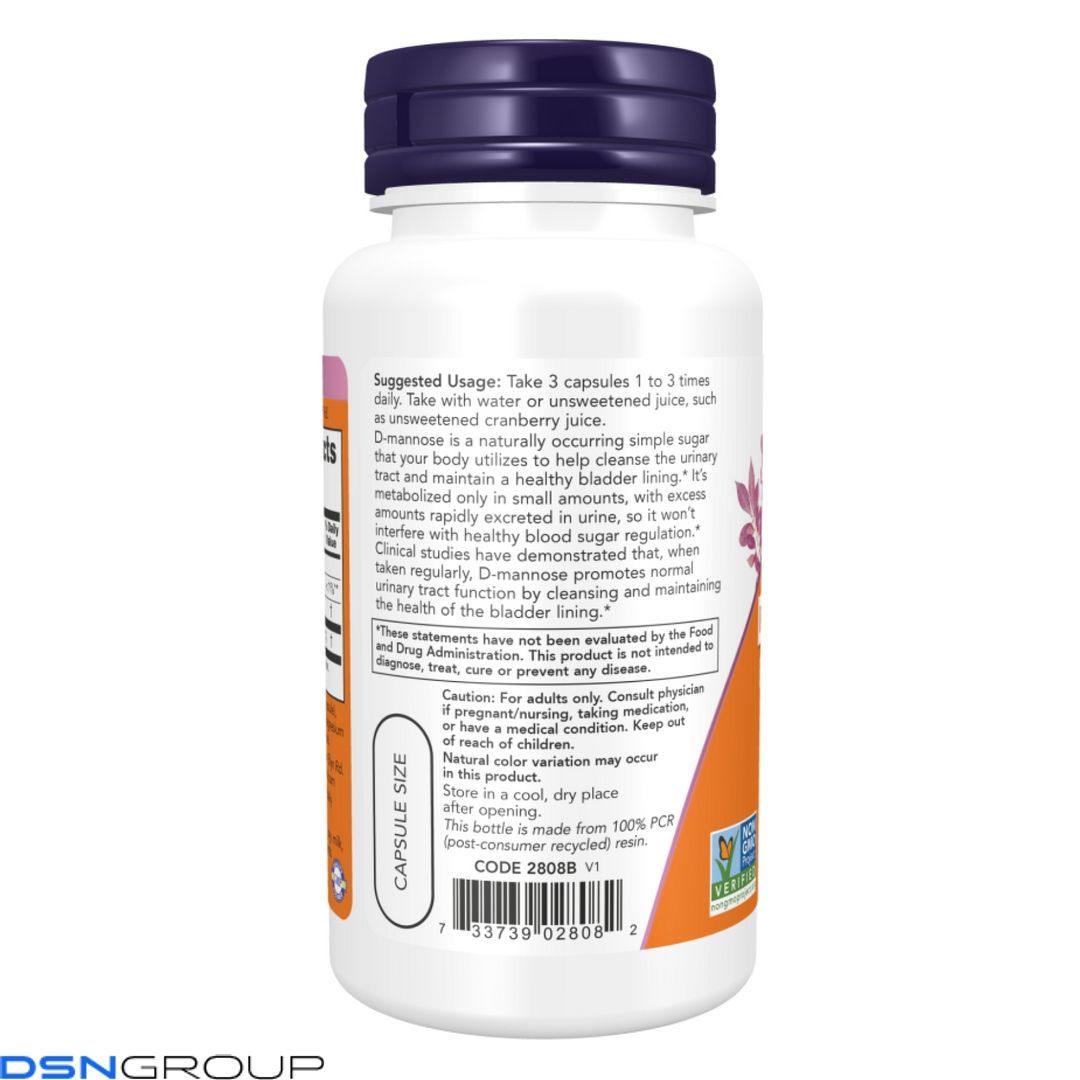 (12.02 Ожидание) D-Mannose 500mg - 240 vcaps