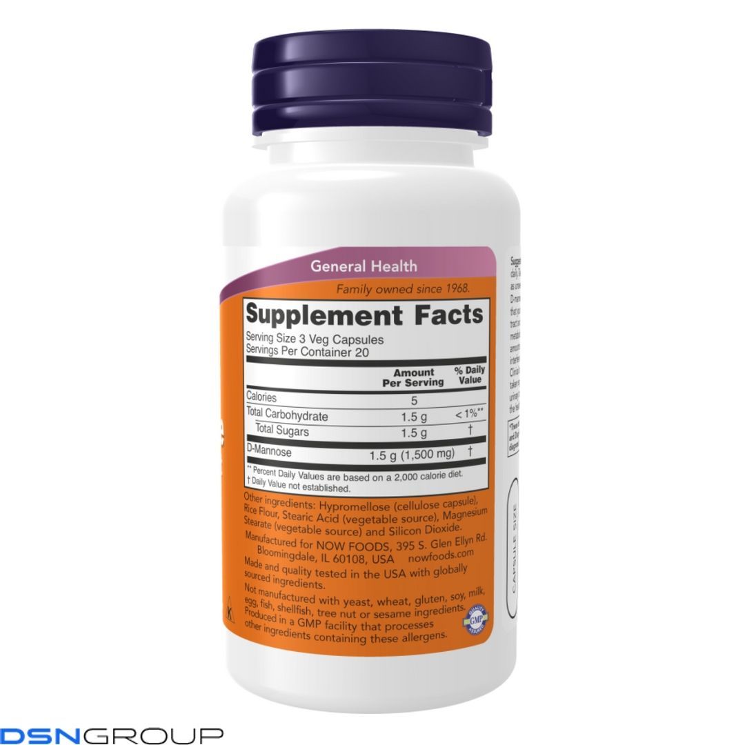 (12.02 Ожидание) D-Mannose 500mg - 240 vcaps