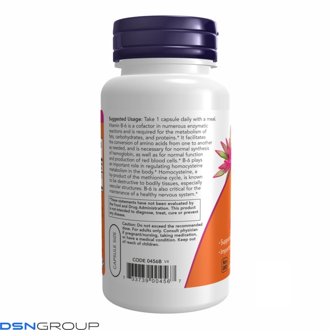 (12.02 Очікування) B-6 100mg - 100 caps