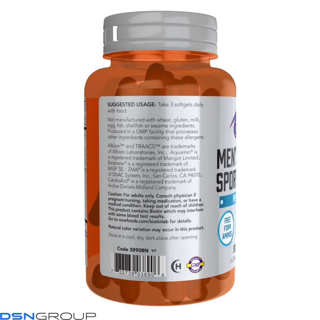 (12.02 Ожидание) Men's Active Sports Multi - 180 Softgels