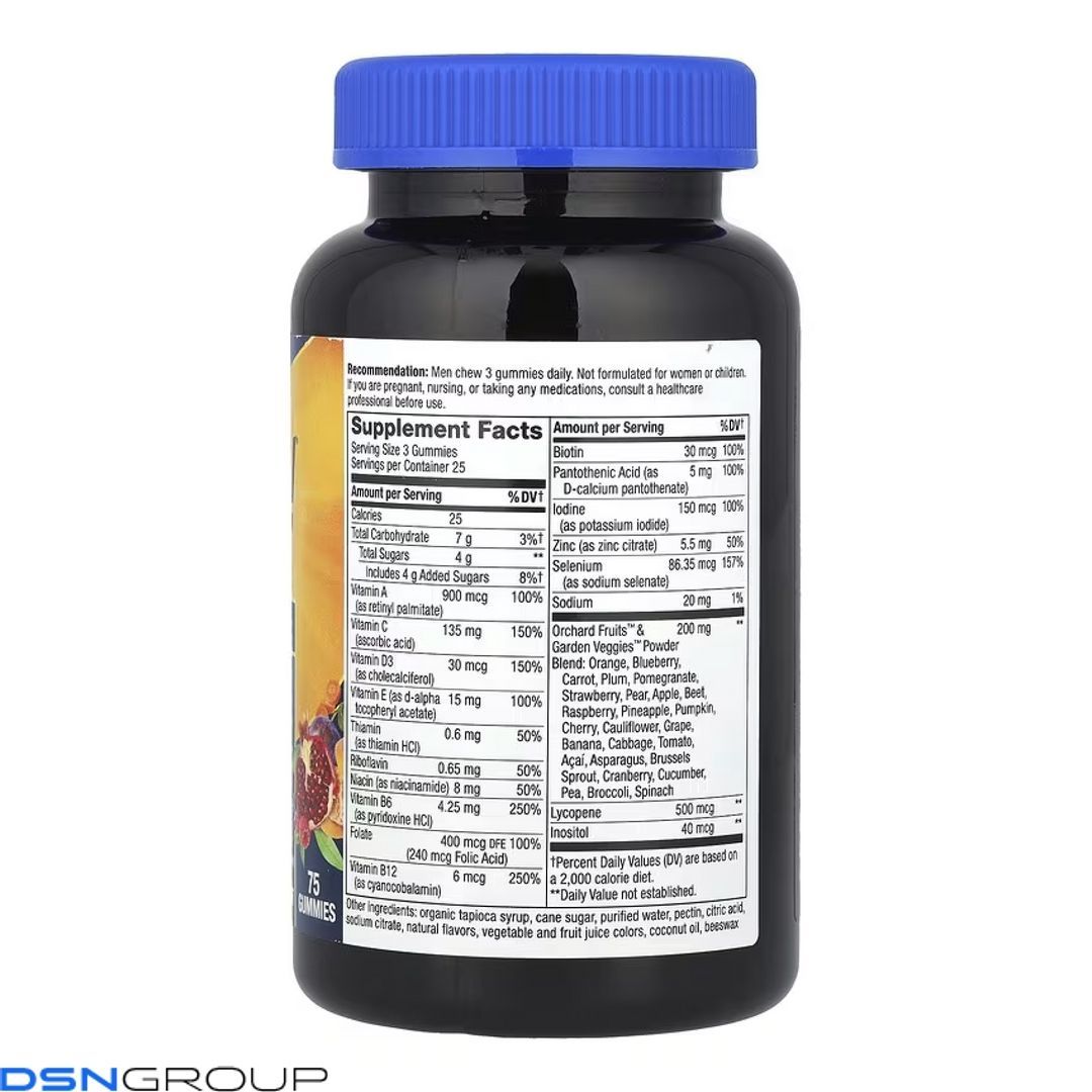 Men's Premium Multivitamin - 75 gummies