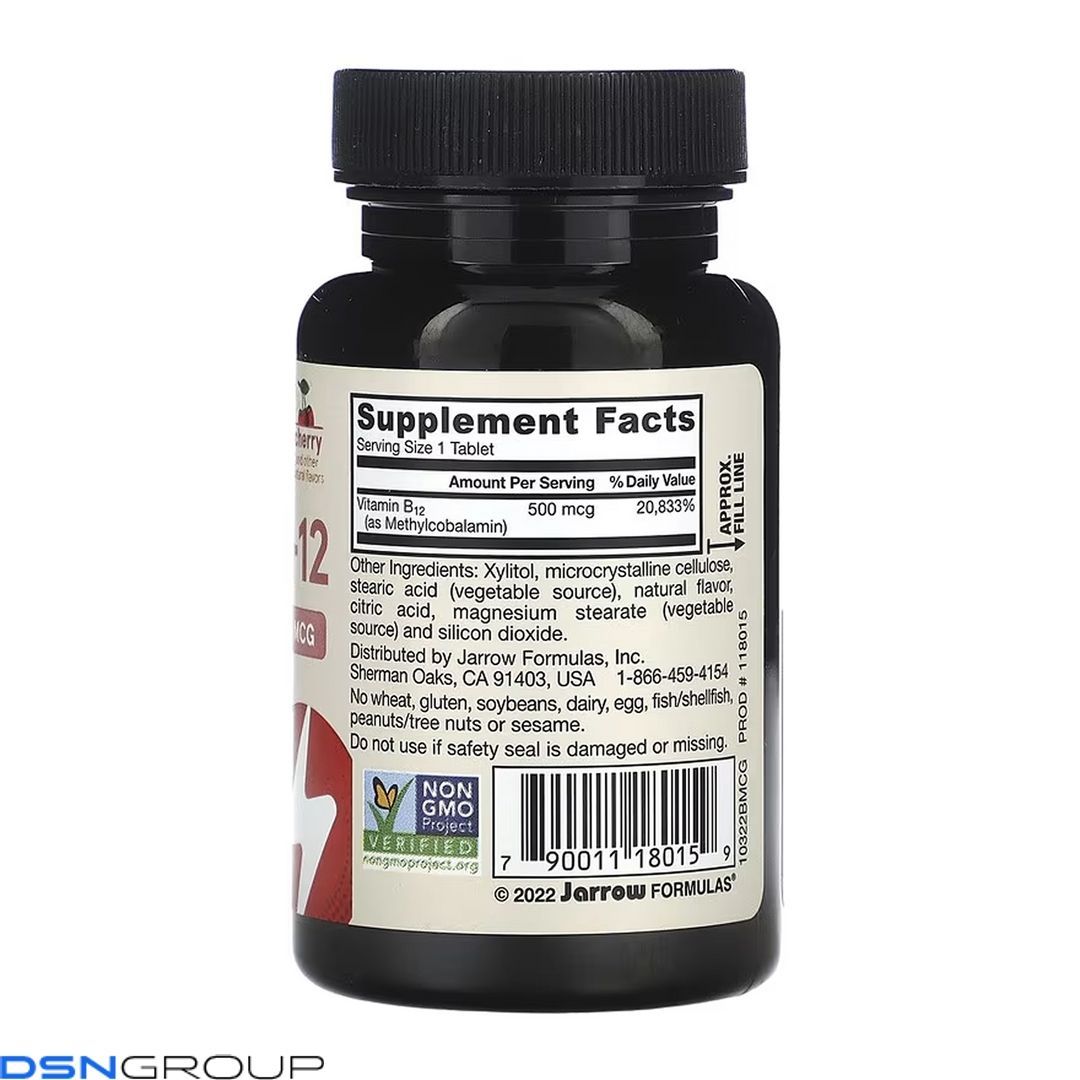 Methyl B-12 Methylcobalamin 500 mcg - 100 tabs