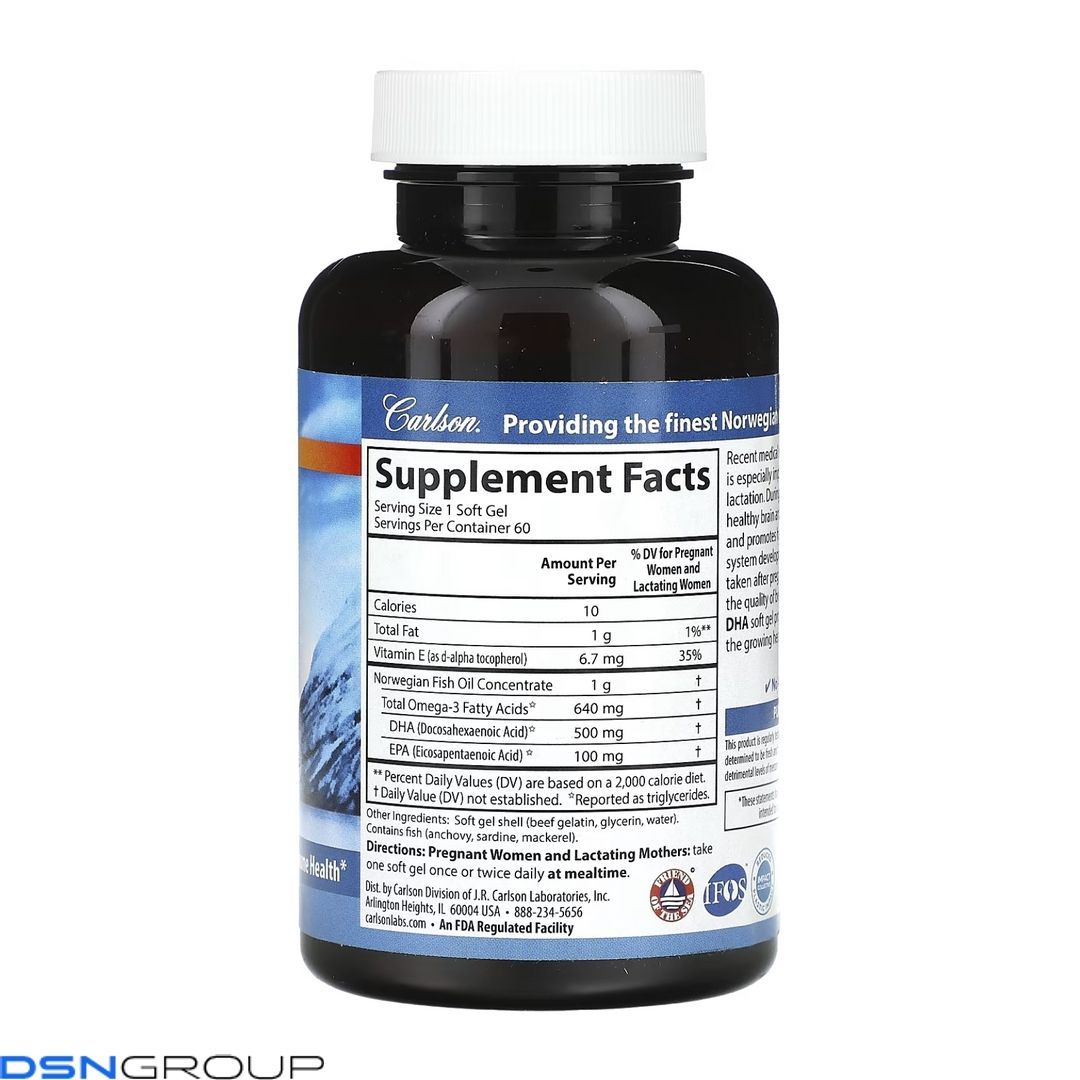 Mother's DHA 500mg - 60 softgels