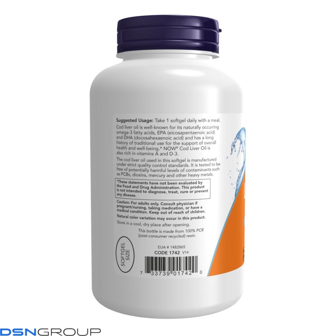 Cod Liver Oil 650mg - 250 sgels